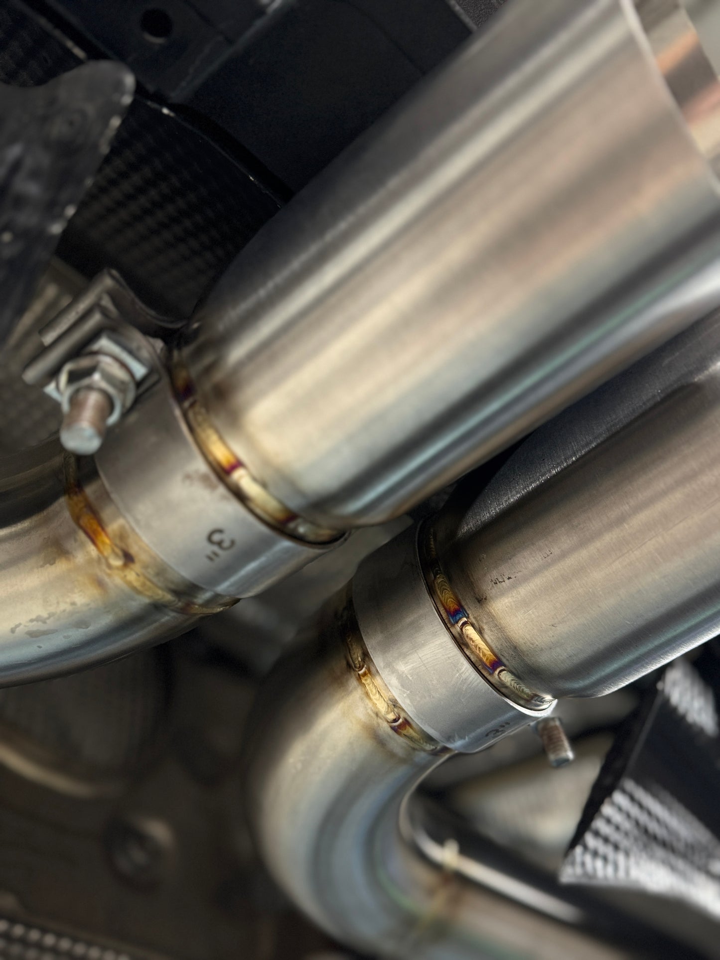 Straight Cup exhauts system for Porsche 911 GT3 CUP (992)