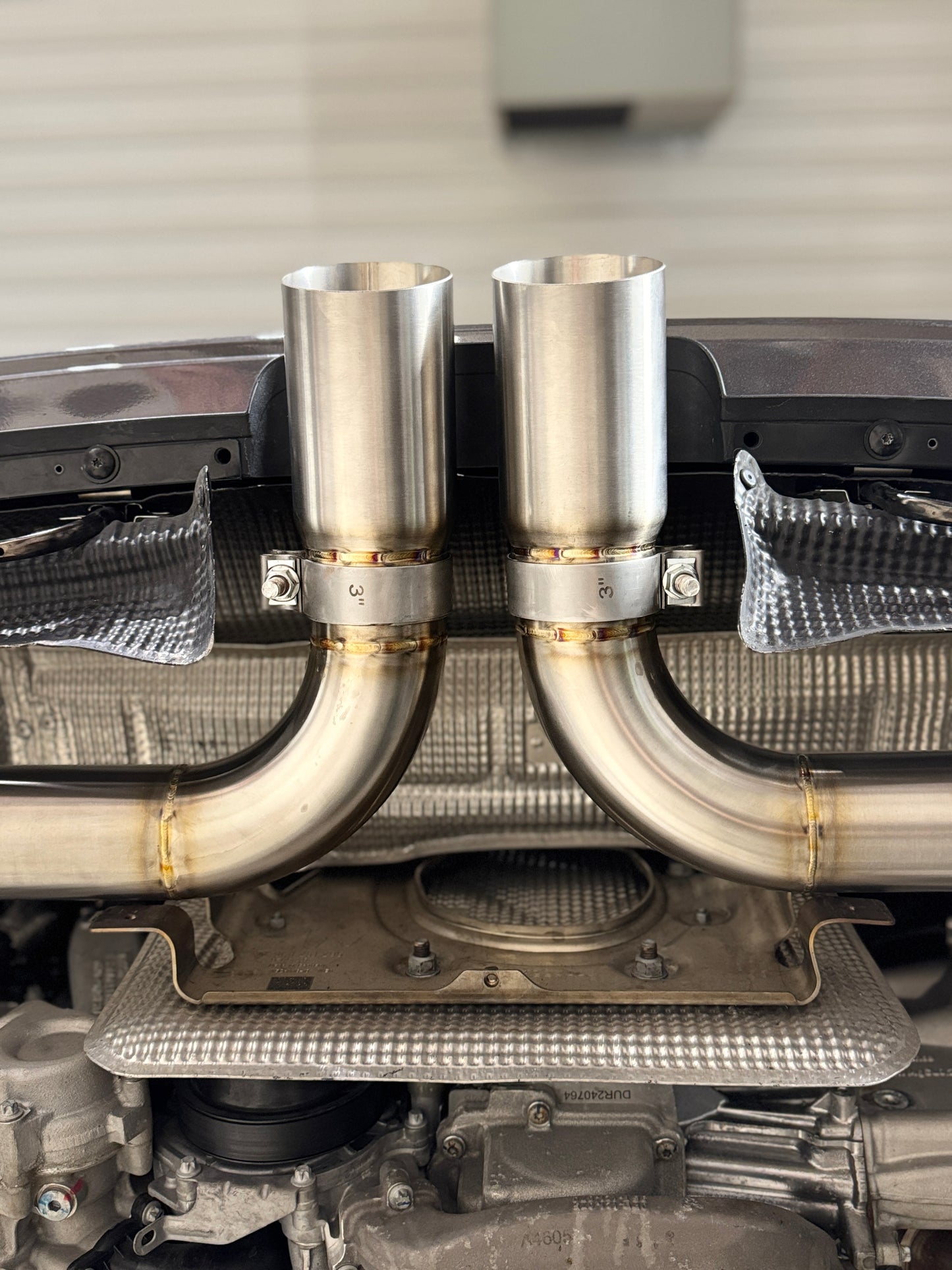Straight Cup exhauts system for Porsche 911 GT3 CUP (992)