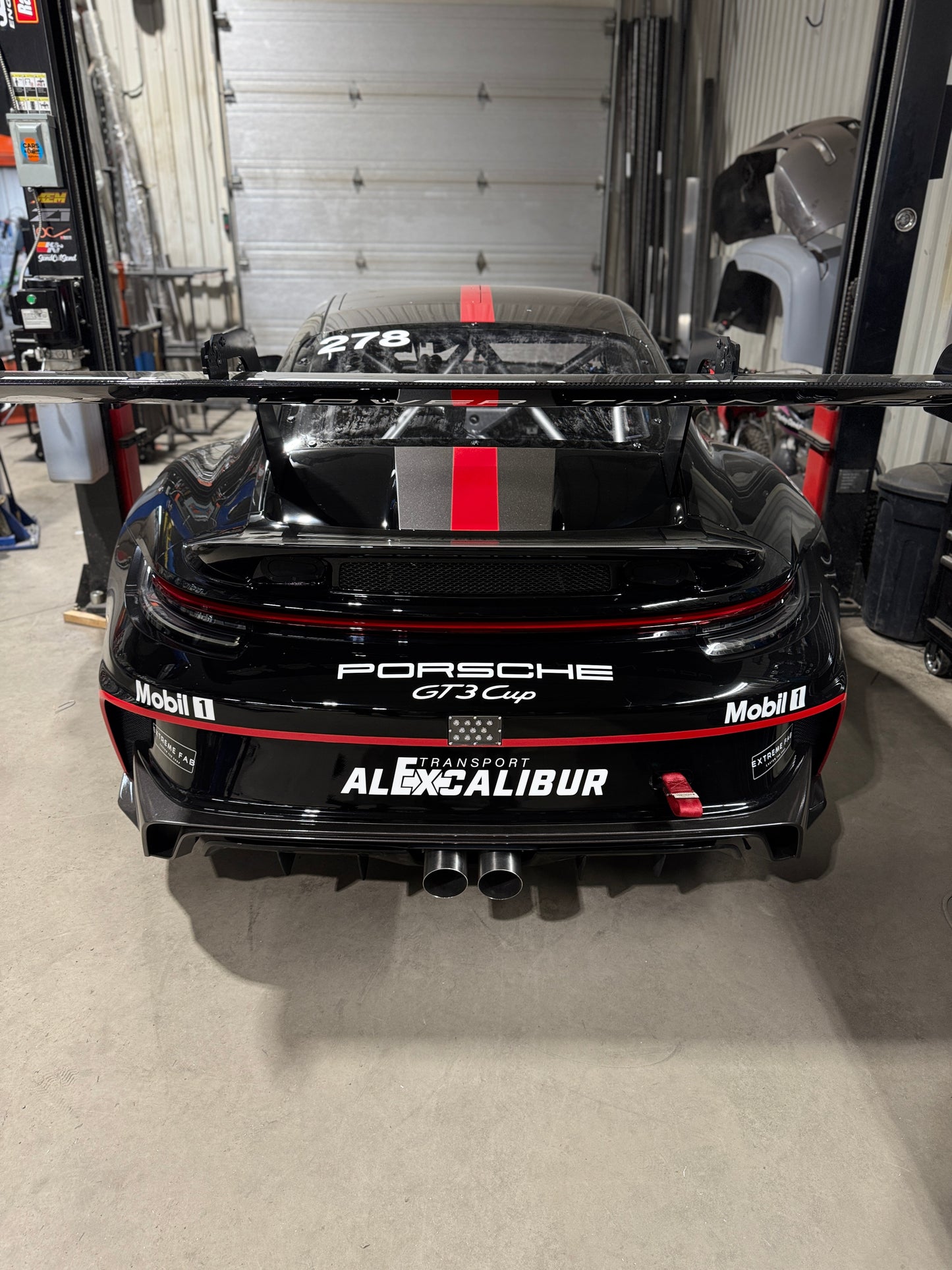 Straight Cup exhauts system for Porsche 911 GT3 CUP (992)