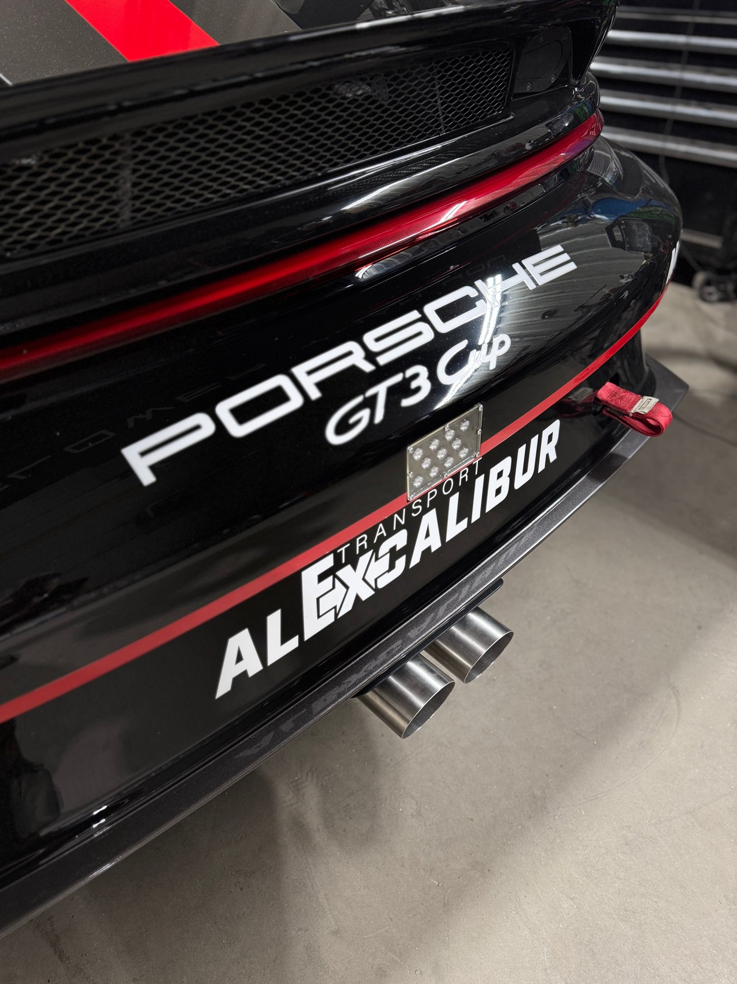 Straight Cup exhauts system for Porsche 911 GT3 CUP (992)