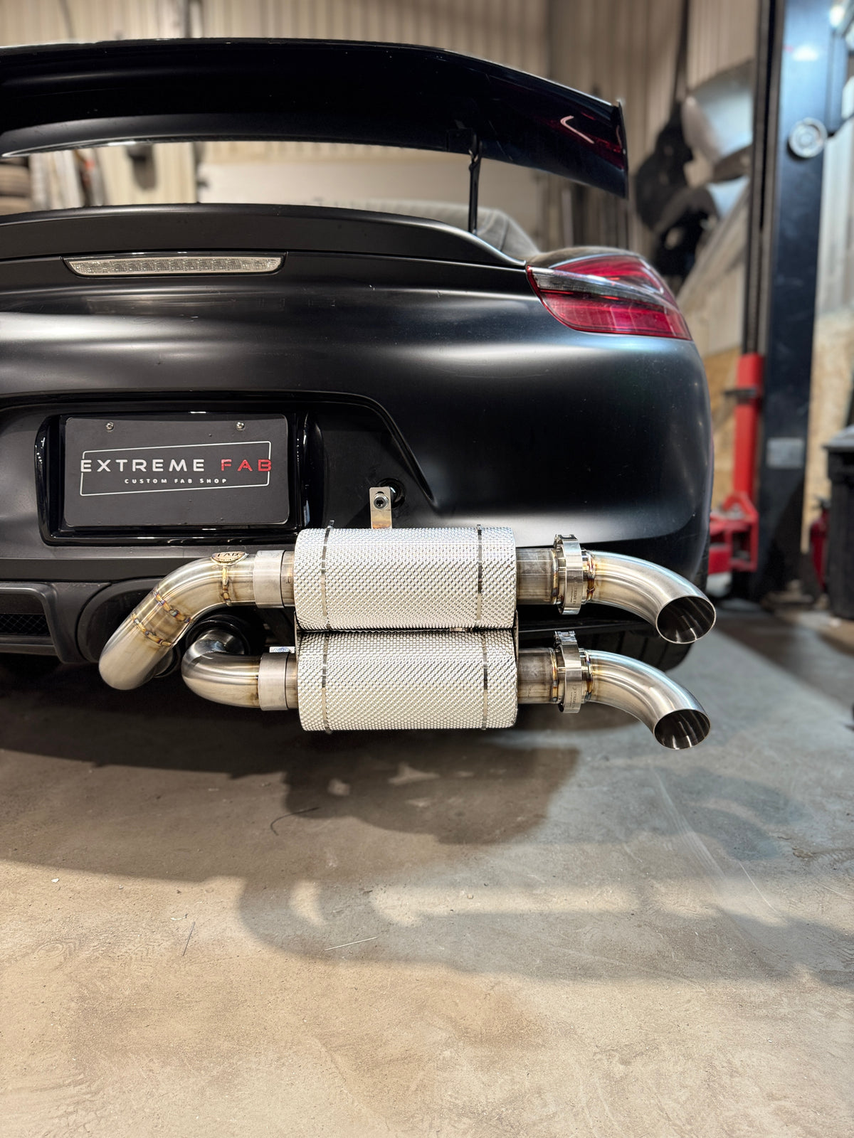 DB KILLER External Track Exhaust System [981 GT4 CAYMAN Porsche]
