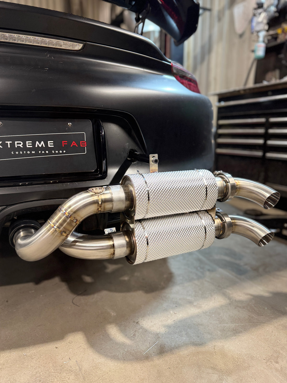DB KILLER External Track Exhaust System [981 GT4 CAYMAN Porsche]