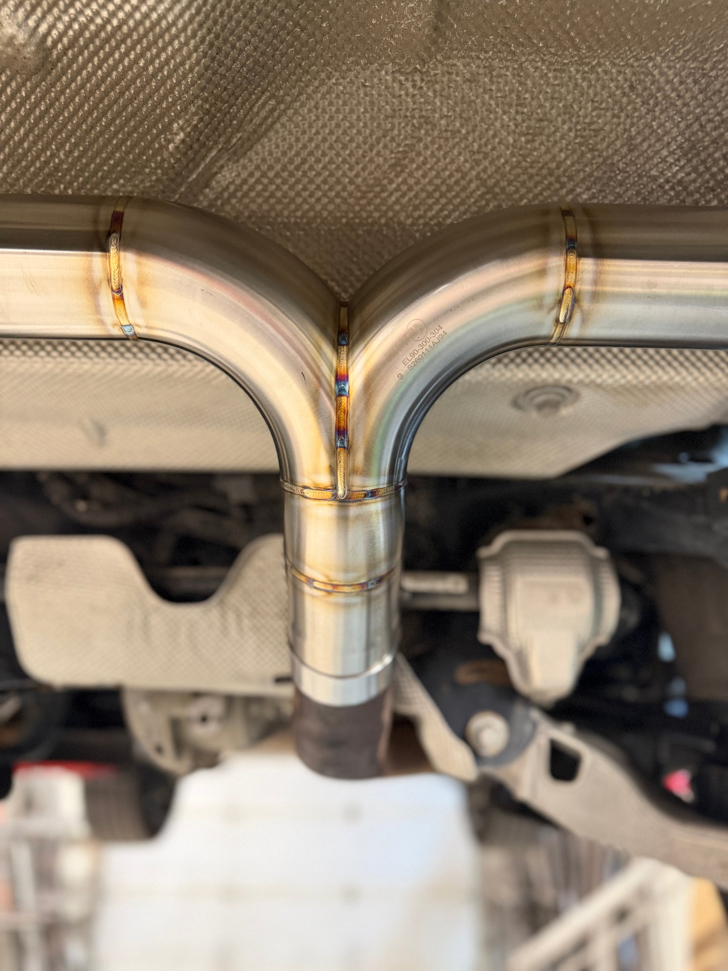 Twin 3 Inchs Muffler Delete Axleback Exhaust System For Land Rover Defender L663 (2020+) P400