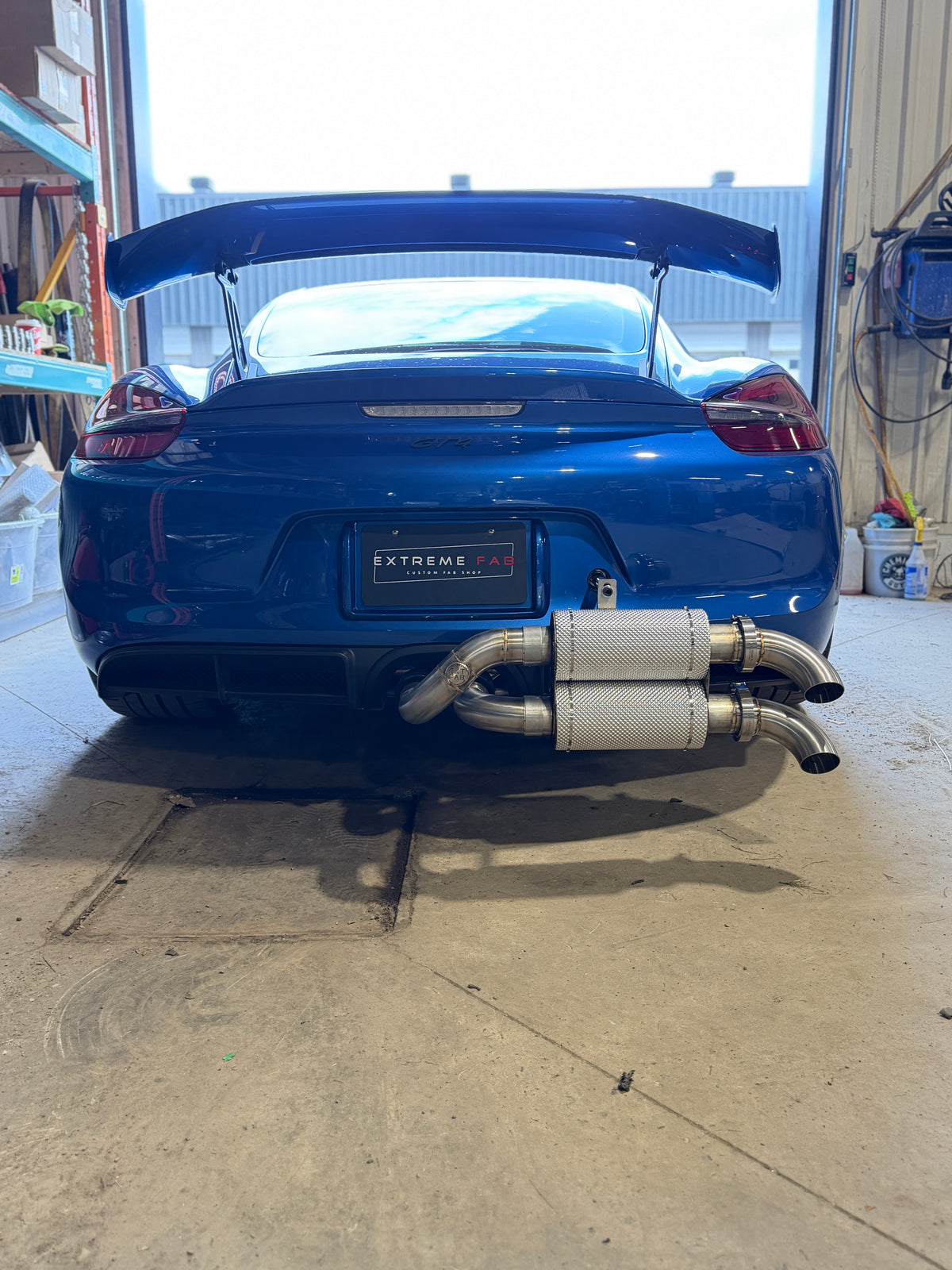 DB KILLER External Track Exhaust System [981 GT4 CAYMAN Porsche]
