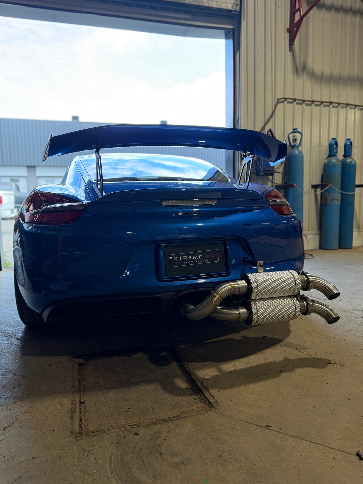 DB KILLER External Track Exhaust System [981 GT4 CAYMAN Porsche]