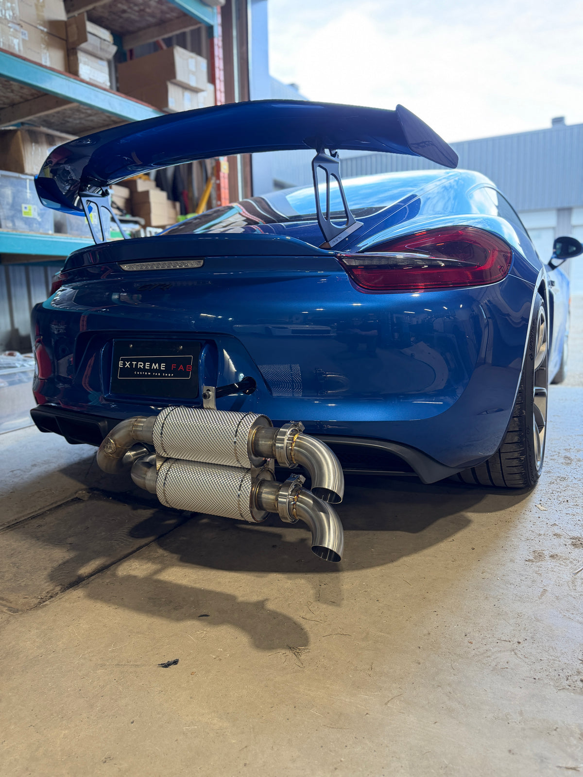 DB KILLER External Track Exhaust System [981 GT4 CAYMAN Porsche]