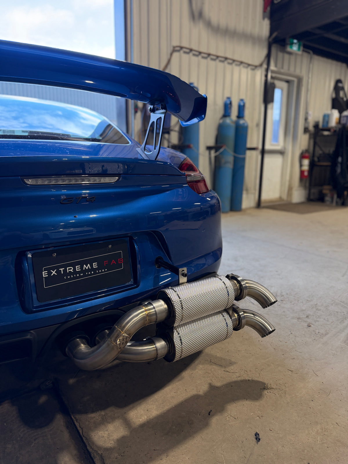 DB KILLER External Track Exhaust System [981 GT4 CAYMAN Porsche]