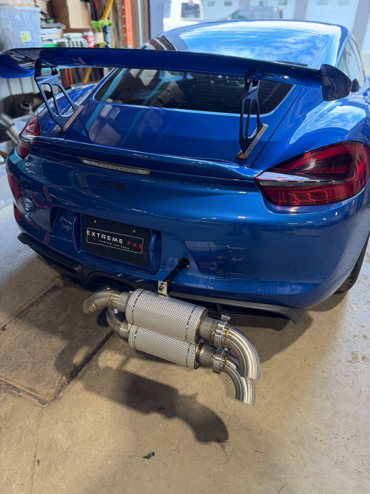 DB KILLER External Track Exhaust System [981 GT4 CAYMAN Porsche]